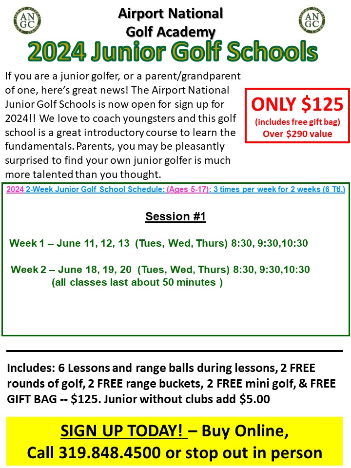 2024 golf camp flyer website